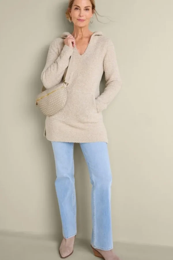 Soft Surroundings Orabella Sweater Hoodie- Tops | Sleepwear & Lounge