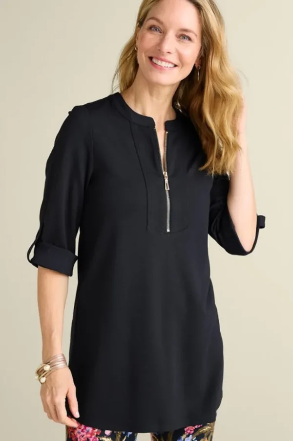 Soft Surroundings Patricia Ponte Tunic- Tops