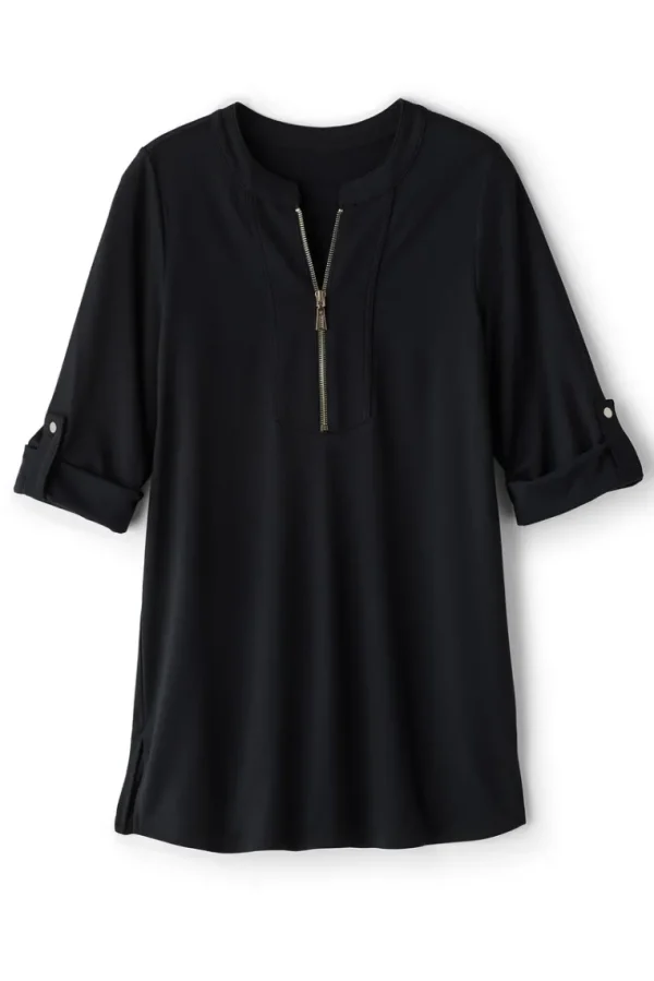 Soft Surroundings Patricia Ponte Tunic- Tops