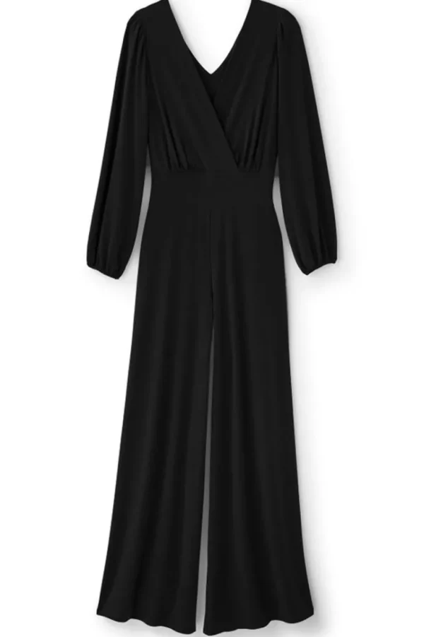 Soft Surroundings Penelope Long Sleeve Jumpsuit- Dresses | Jumpsuits