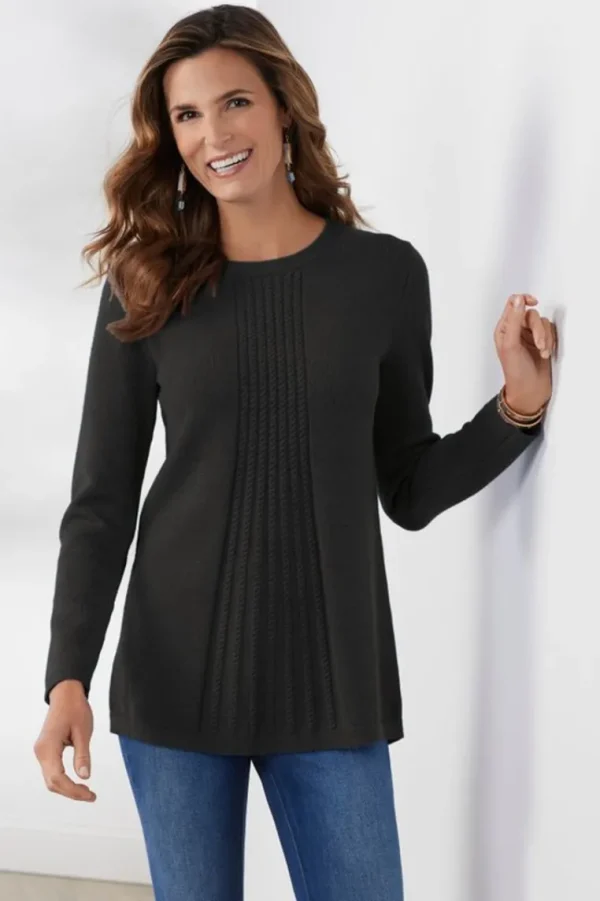 Soft Surroundings Priscilla Pullover Tunic Sweater- Tops | Sweaters & Cardigans