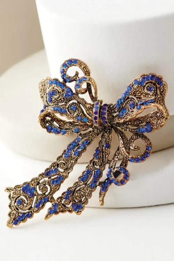 Soft Surroundings Put A Bow On It Brooch- Jewelry