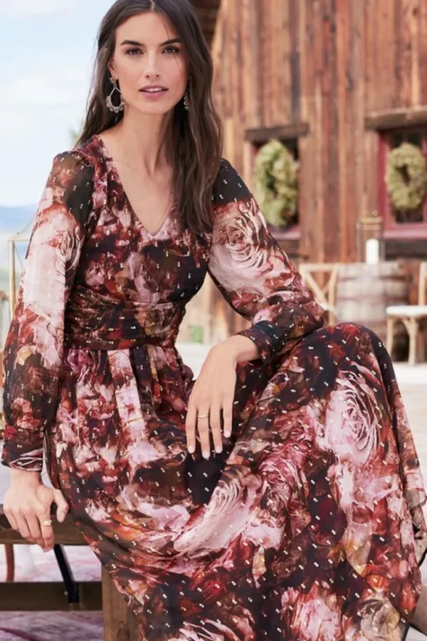 Soft Surroundings Rina Silk Dress- Dresses