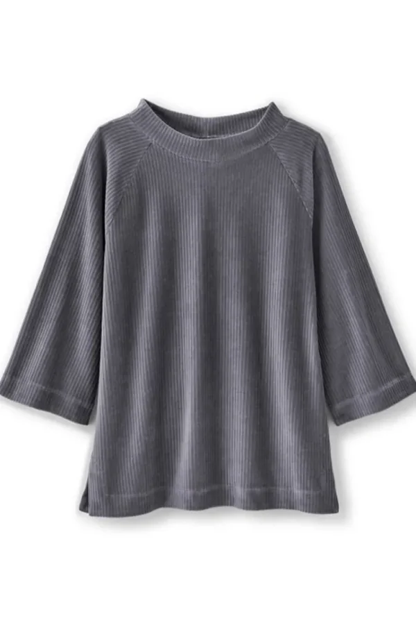 Soft Surroundings Samina Corduroy Pullover- Tops