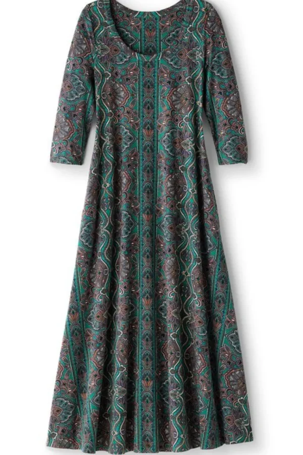 Soft Surroundings Santiago 3/4 Sleeve Dress- Dresses