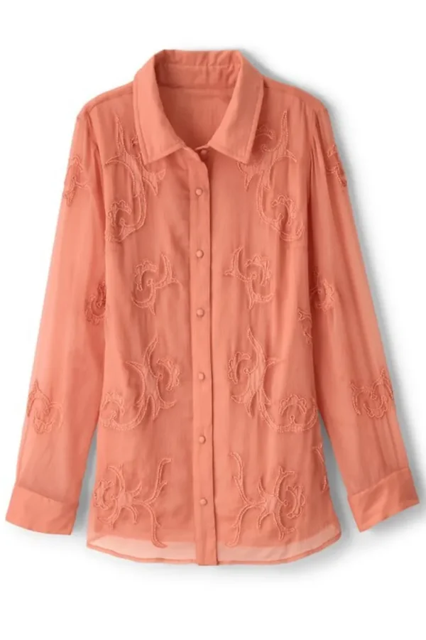 Soft Surroundings Savannah Embellished Tunic- Tops