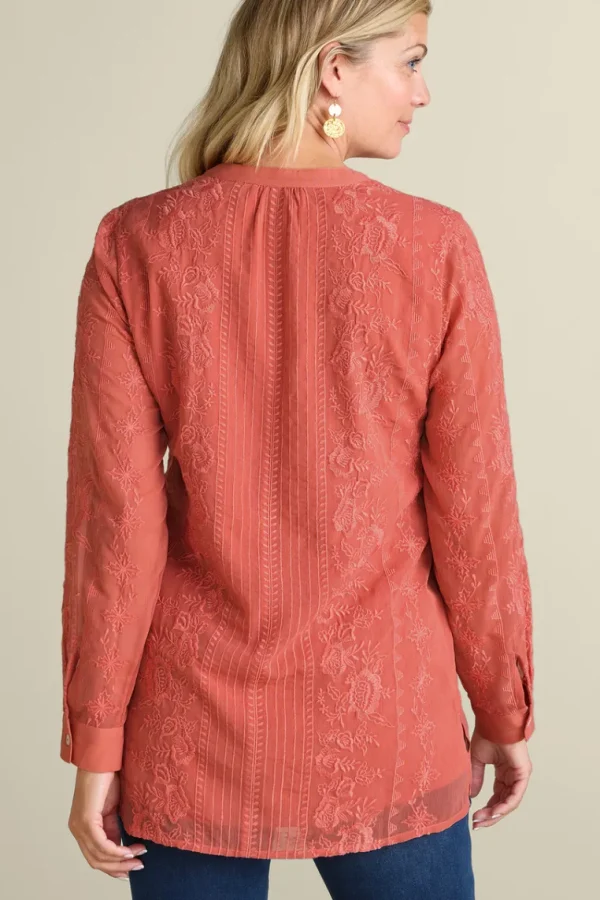 Soft Surroundings Serafine Embroidered Tunic- Tops