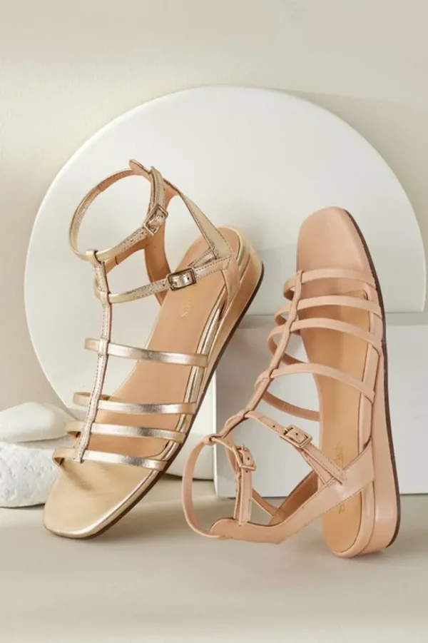 Soft Surroundings Seychelles Luxurious Strappy Sandal- Shoes