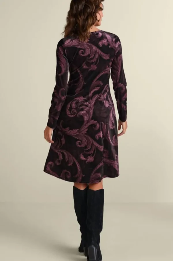 Soft Surroundings Short Santiago Velvet Dress- Dresses