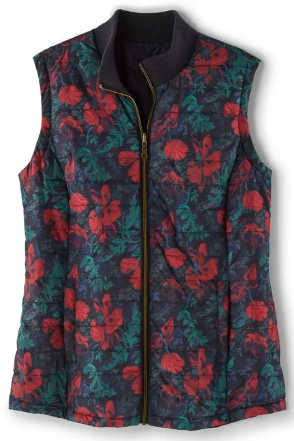 Soft Surroundings Sienna Reversible Puffer Vest- Jackets & Coats