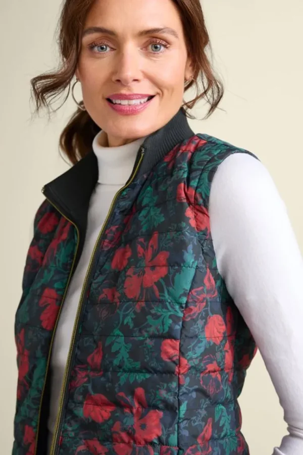 Soft Surroundings Sienna Reversible Puffer Vest- Jackets & Coats