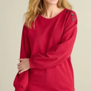 Soft Surroundings Siesta Soft Button Shoulder Tunic- Tops