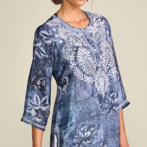 Soft Surroundings Silvia Embroidered Tunic- Tops | Tunics & Leggings