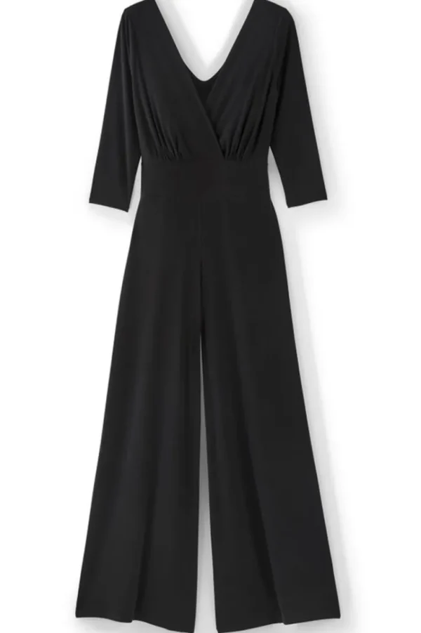 Soft Surroundings 3/4 Sleeve Penelope Jumpsuit- Dresses | Jumpsuits