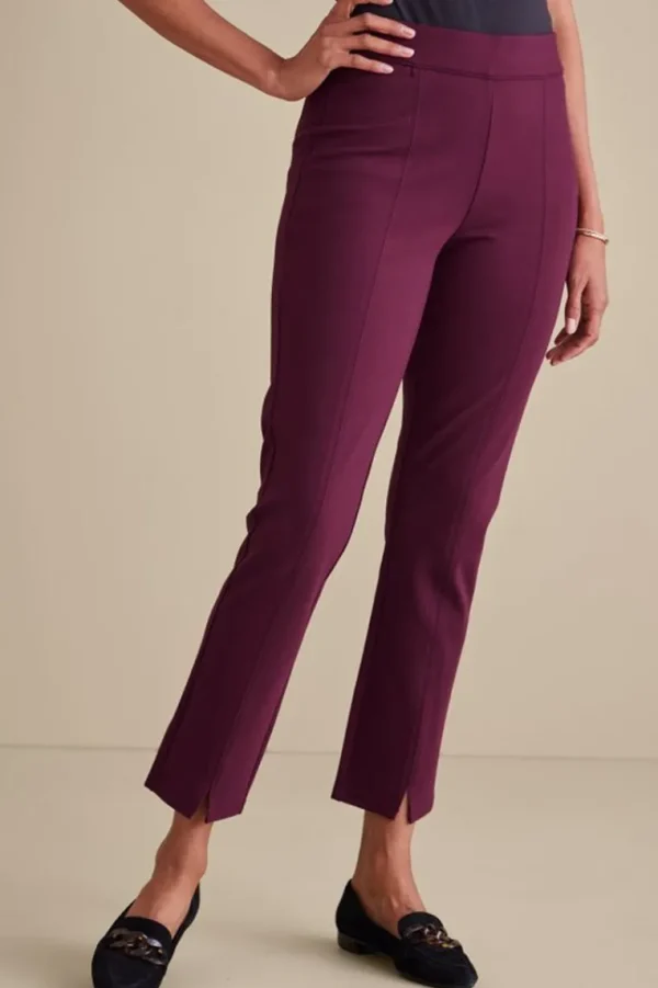 Soft Surroundings Soft Essential Ponte Slim Ankle Pants- Pants