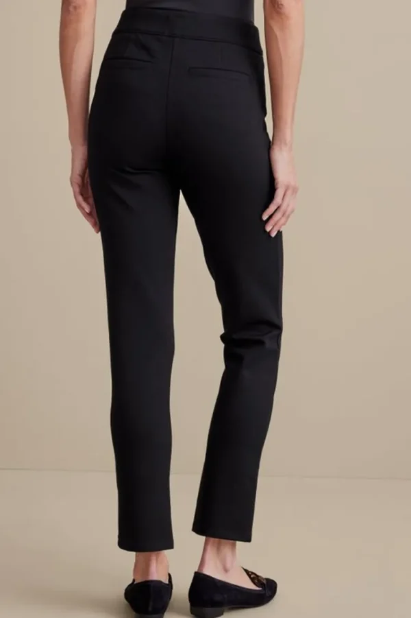 Soft Surroundings Soft Essential Ponte Slim Ankle Pants- Pants