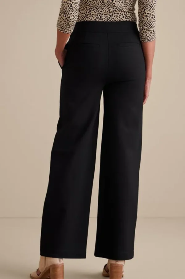 Soft Surroundings Soft Essential Ponte Wide Leg Pants- Pants