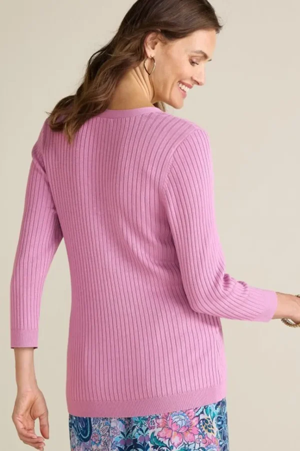 Soft Surroundings Soft Essential Ribbed Linnie Sweater- Sweaters & Cardigans