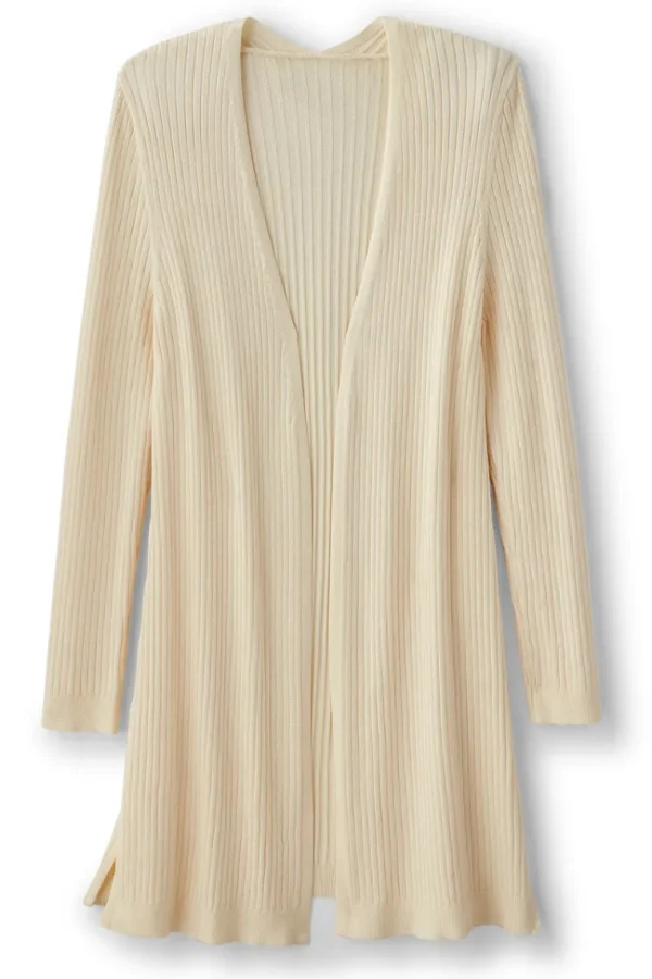 Soft Surroundings Soft Essential Ribbed Long Cardi- Tops | Sweaters & Cardigans