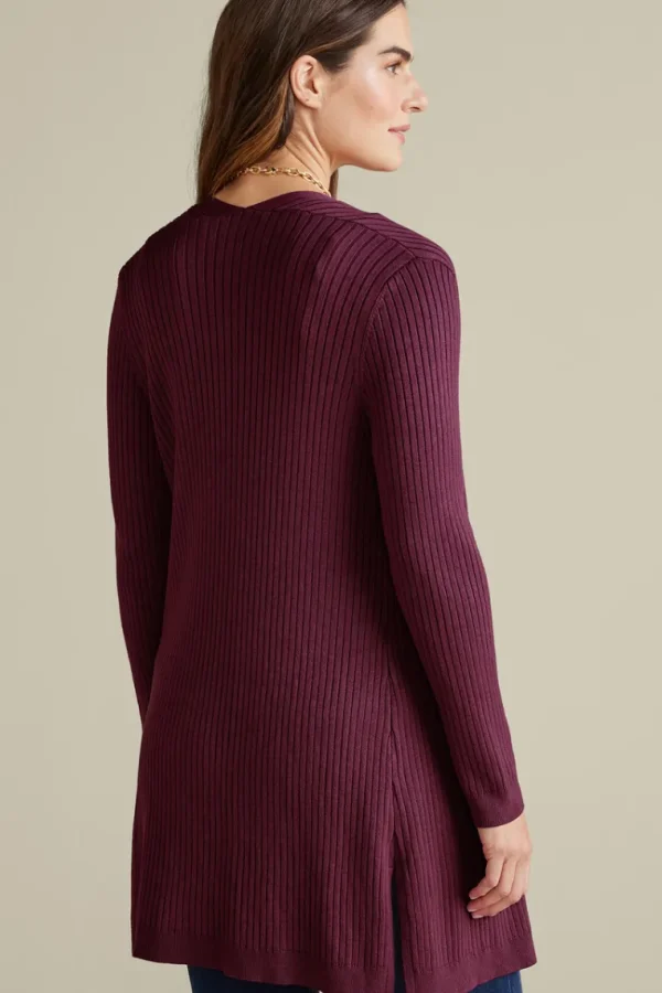 Soft Surroundings Soft Essential Ribbed Long Cardi- Tops | Sweaters & Cardigans