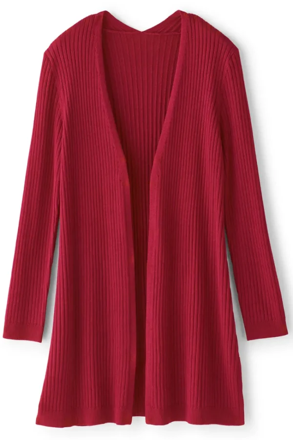 Soft Surroundings Soft Essential Ribbed Long Cardi- Tops | Sweaters & Cardigans