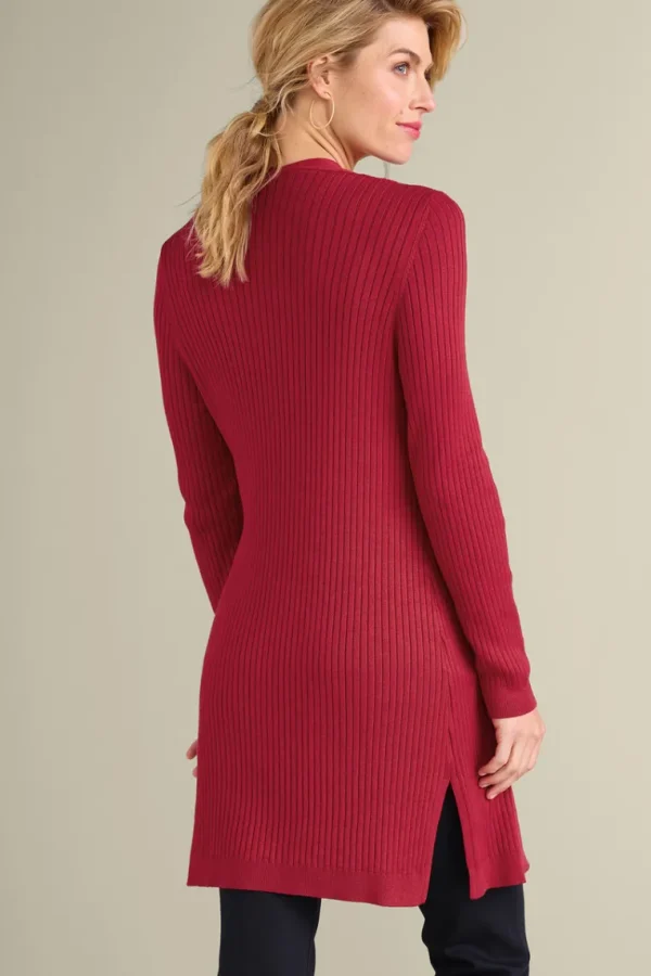 Soft Surroundings Soft Essential Ribbed Long Cardi- Tops | Sweaters & Cardigans