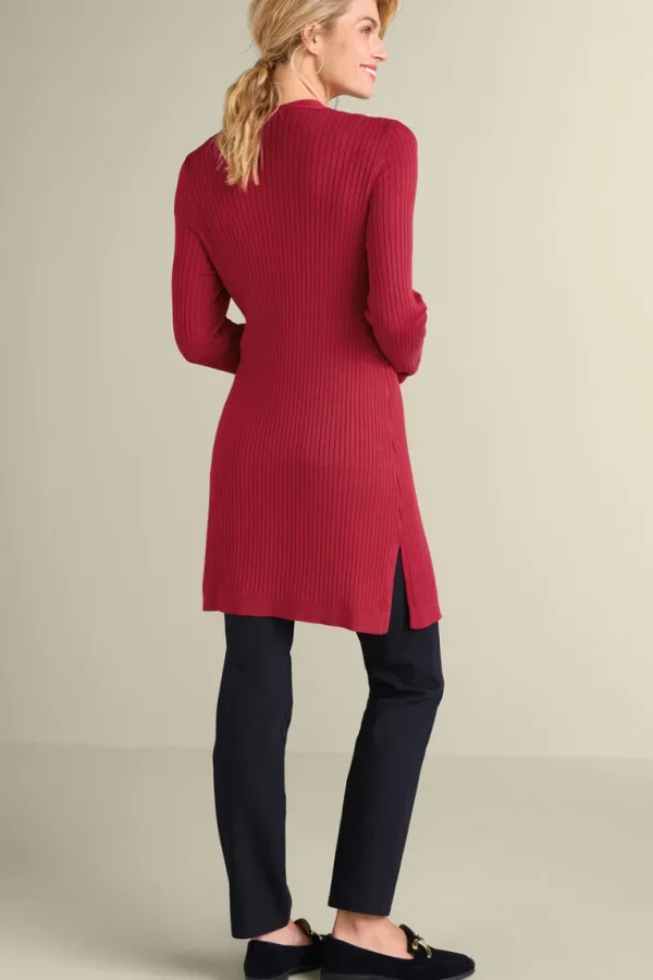 Soft Surroundings Soft Essential Ribbed Long Cardi- Tops | Sweaters & Cardigans