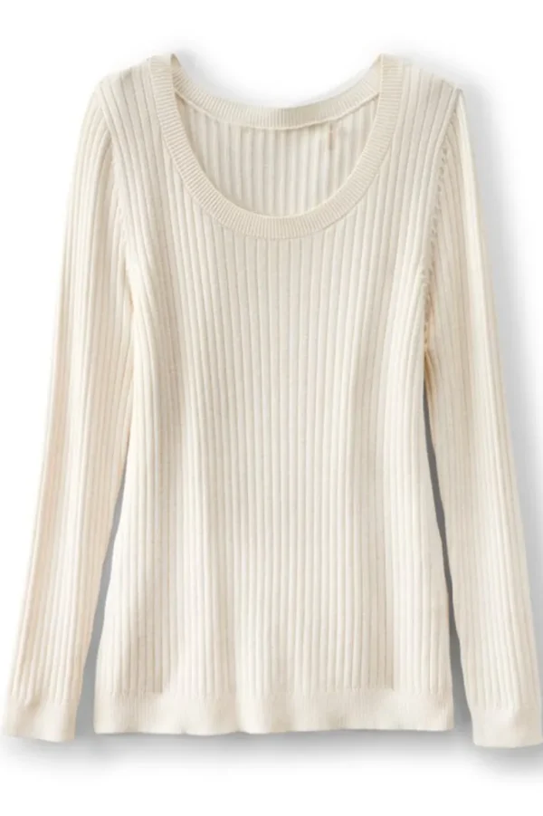 Soft Surroundings Soft Essential Ribbed Pullover Sweater- Tops | Sweaters & Cardigans