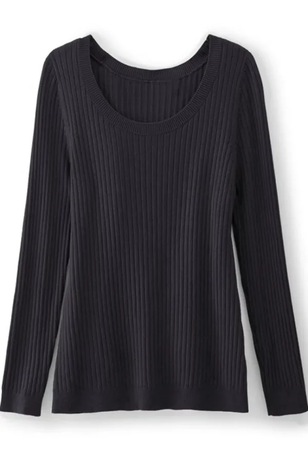 Soft Surroundings Soft Essential Ribbed Pullover Sweater- Tops | Sweaters & Cardigans