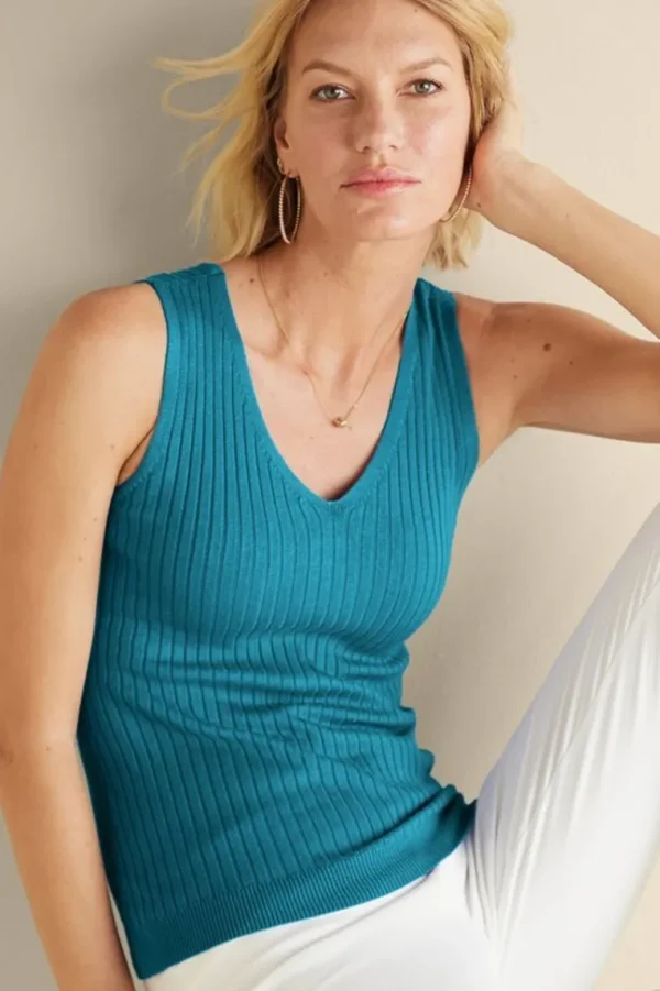 Soft Surroundings Soft Essential Ribbed Sweater Tank- Tops | Sweaters & Cardigans