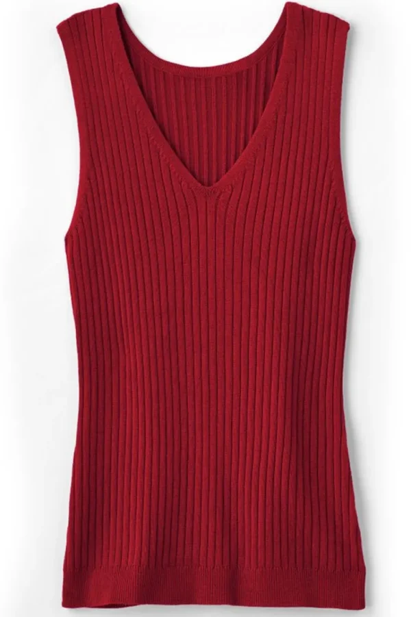 Soft Surroundings Soft Essential Ribbed Sweater Tank- Tops | Sweaters & Cardigans