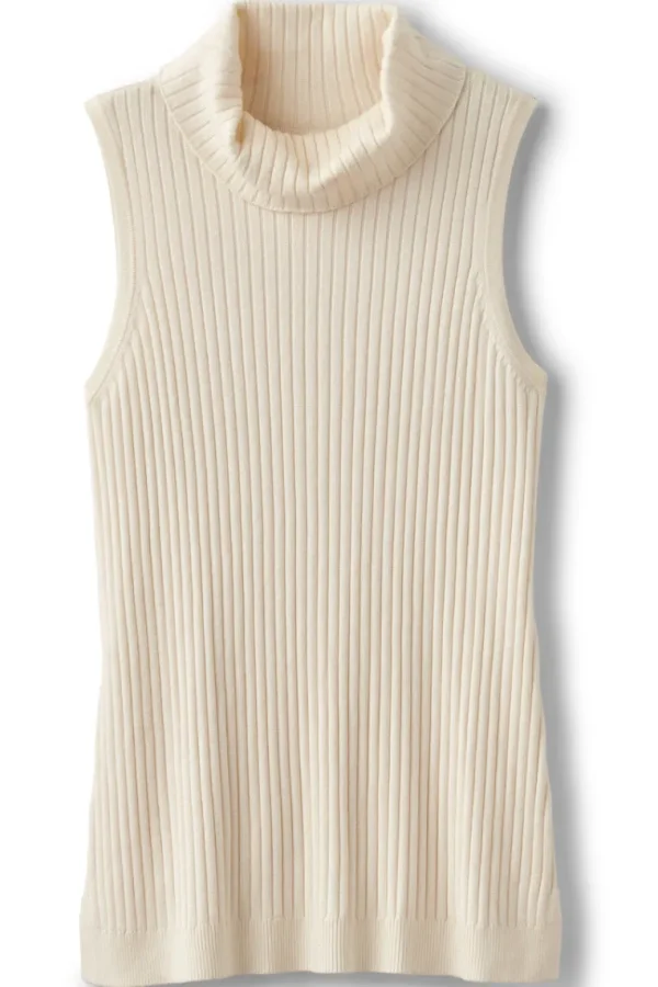 Soft Surroundings Soft Essential Ribbed Turtleneck Tank- Tops | Sweaters & Cardigans