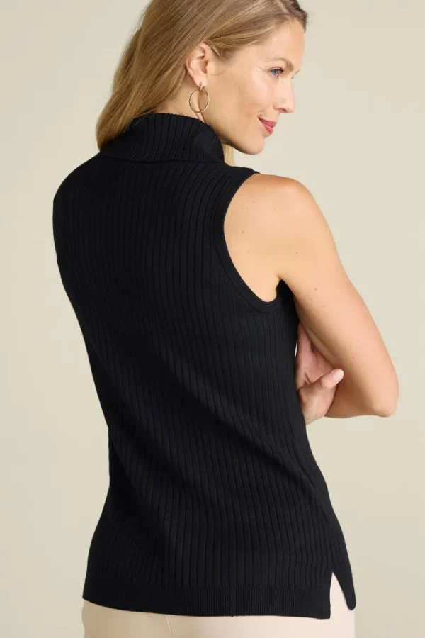 Soft Surroundings Soft Essential Ribbed Turtleneck Tank- Tops | Sweaters & Cardigans