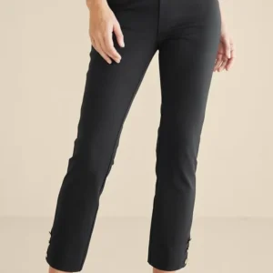 Soft Surroundings Soft Essential Superla Slim Leg Crop Pants- Pants