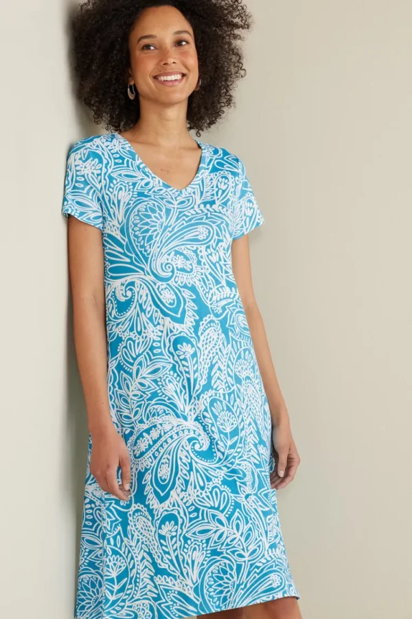 Soft Surroundings Soft Essential Supima T-Shirt Dress- Dresses