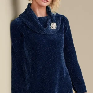 Soft Surroundings Soft Winds Chenille Tunic Sweater- Tops | Sweaters & Cardigans