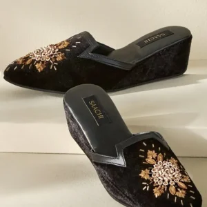 Soft Surroundings Solana Embellished Slide- Shoes