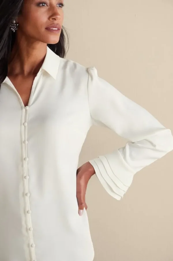 Soft Surroundings Sonnet Blouse- Tops