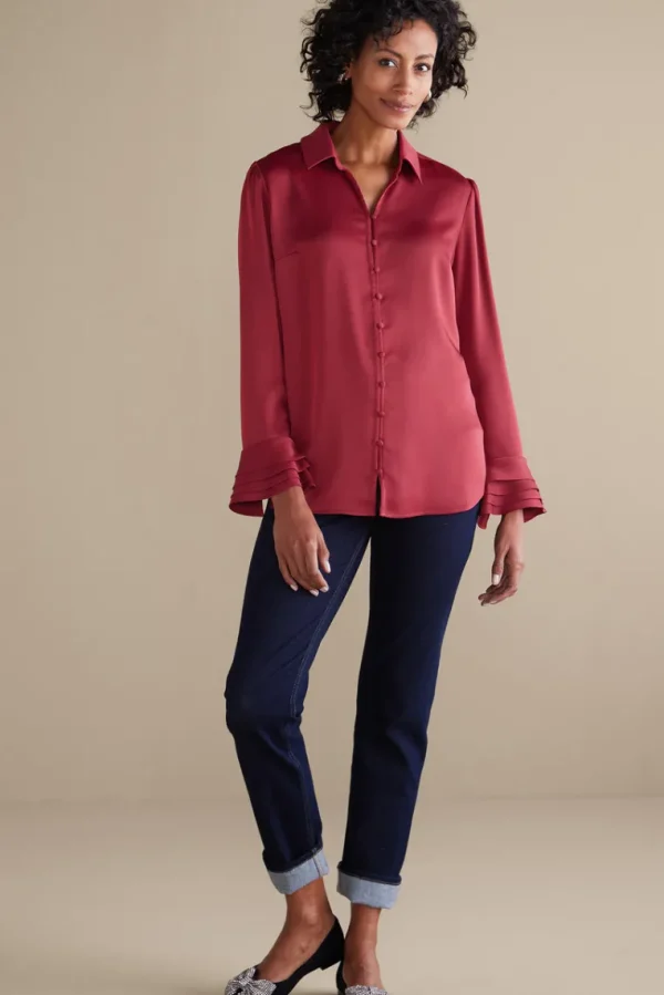 Soft Surroundings Sonnet Blouse- Tops