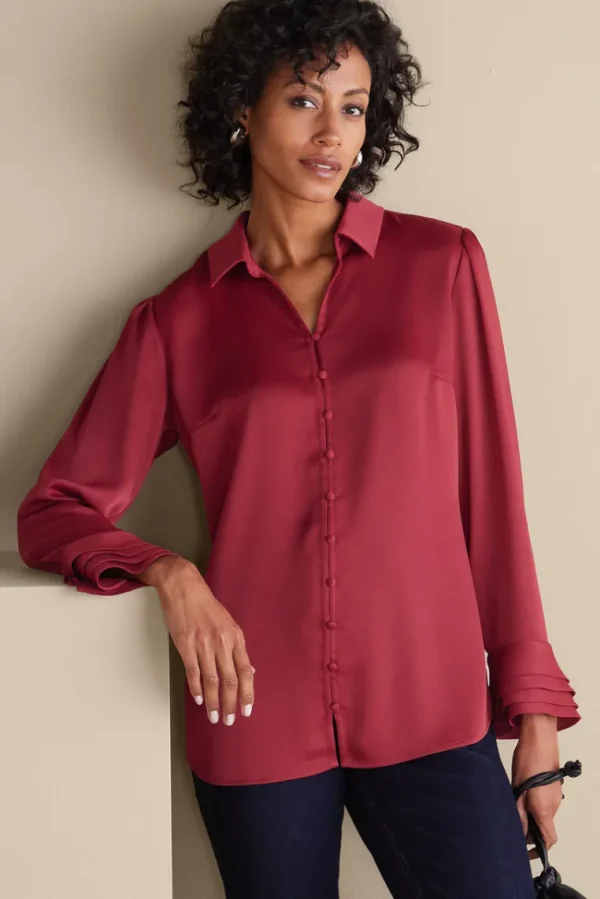 Soft Surroundings Sonnet Blouse- Tops