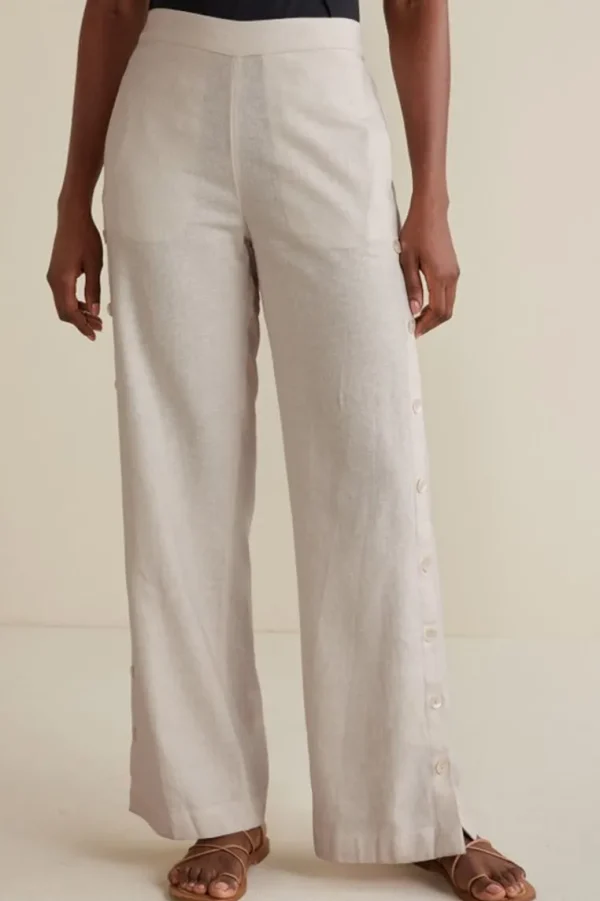 Soft Surroundings Sonoma Linen Blend Wide Leg Pants- Pants