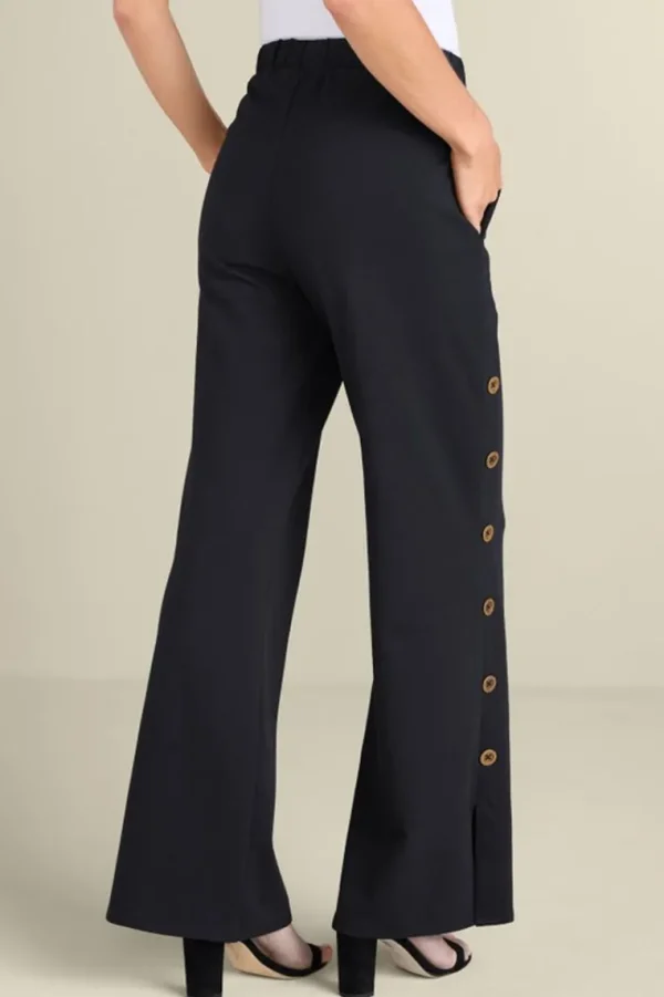 Soft Surroundings Sorrento French Terry Wide Leg Pants- Pants