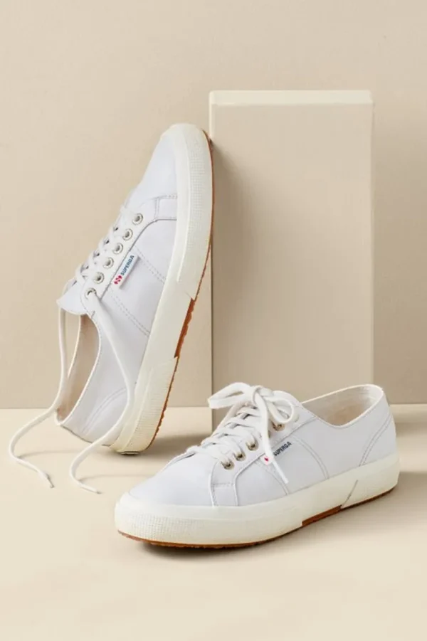 Soft Surroundings Superga Leather Sneaker- Shoes