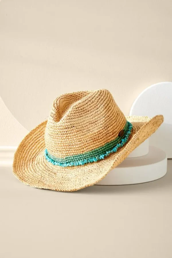 Soft Surroundings Tahitian Cowboy Hat- Jewelry | Hats