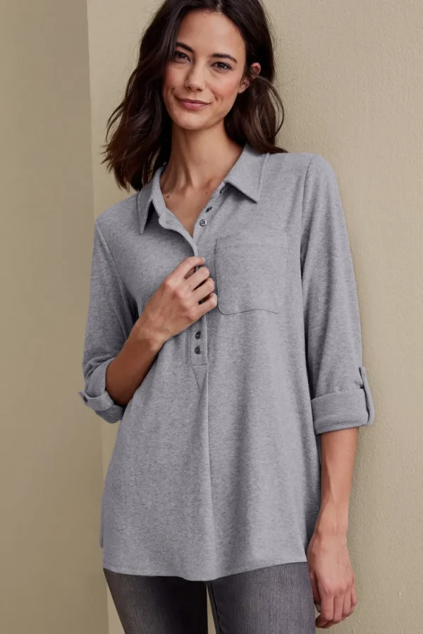 Soft Surroundings Take It Easy Top- Tops