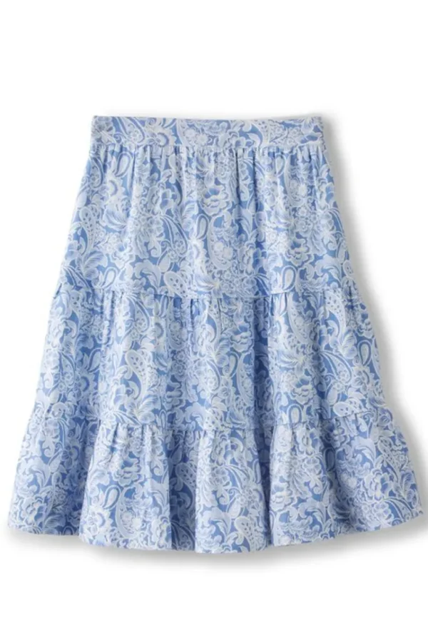 Soft Surroundings Talisa Linen Blend Skirt- Skirts