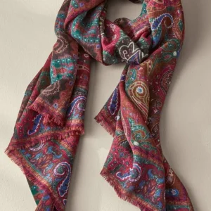 Soft Surroundings Tamara Paisley Scarf- Scarves & Wraps