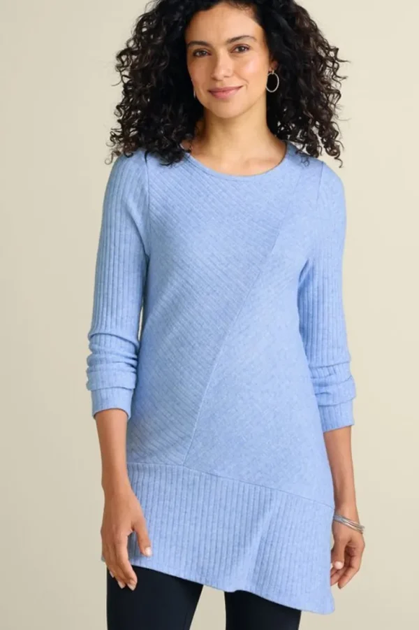 Soft Surroundings Textured Asymmetrical Tunic- Tops