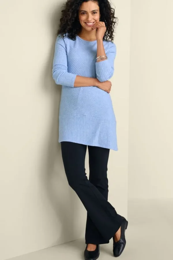 Soft Surroundings Textured Asymmetrical Tunic- Tops