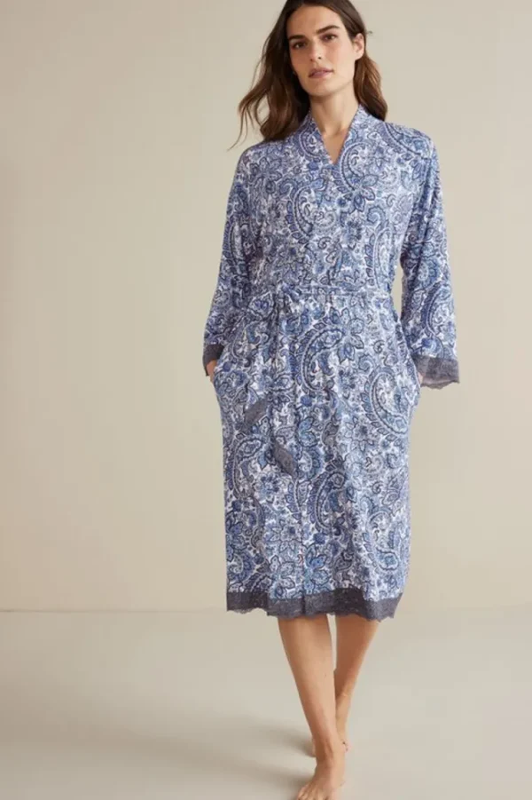 Soft Surroundings Tranquility Bamboo Robe- Sleepwear & Lounge